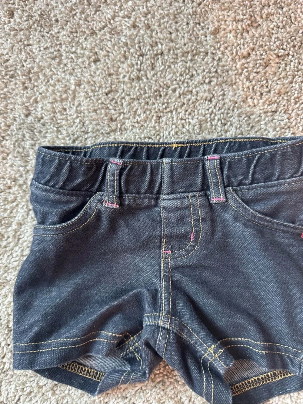 Carter’s Toddler Girl Outfit Bundle Size 2T Pink Tulle Top Tuttu Denim Shorts